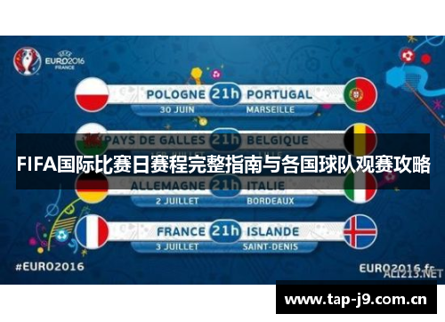 FIFA国际比赛日赛程完整指南与各国球队观赛攻略 FIFA国际比赛日赛程完整指南与各国球队观赛攻略